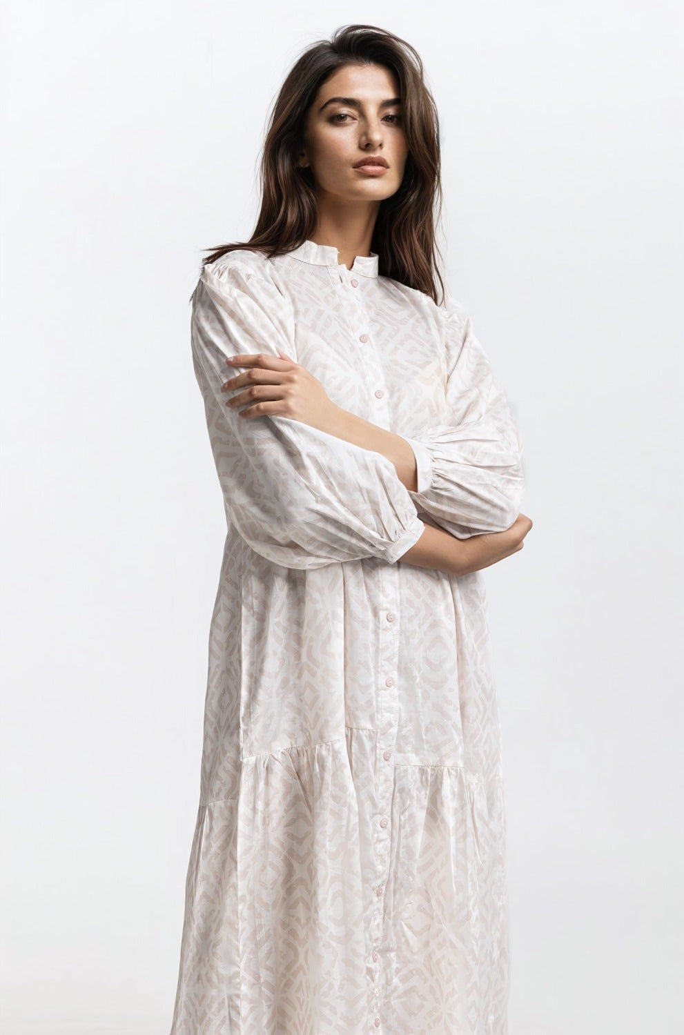 Ban-Collar Dress