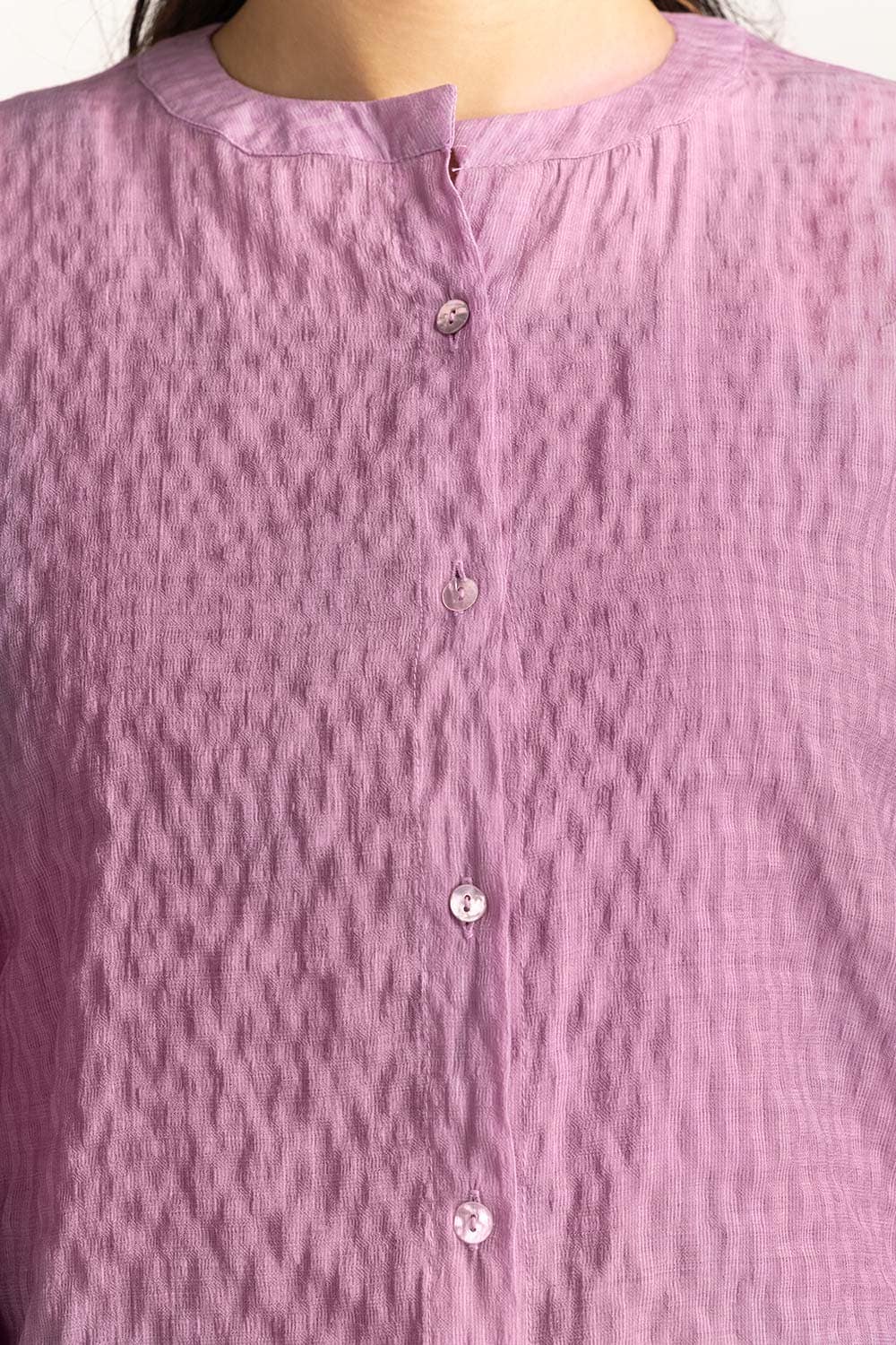 Band Collar Shirt