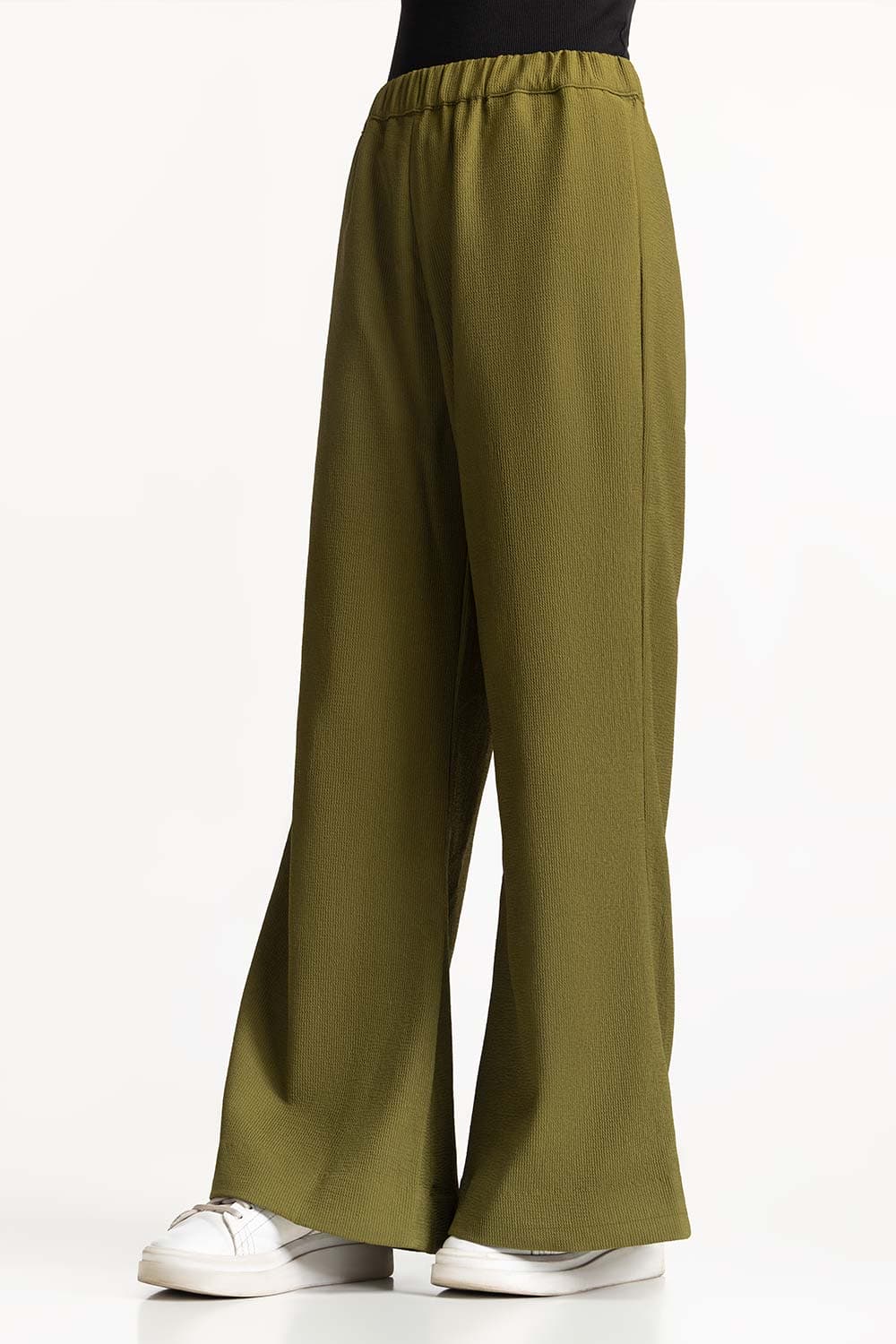 Basic Flared Trousers