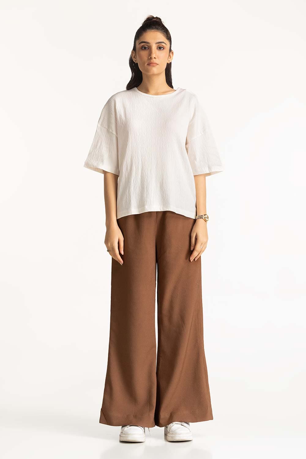 Basic Flared Trousers