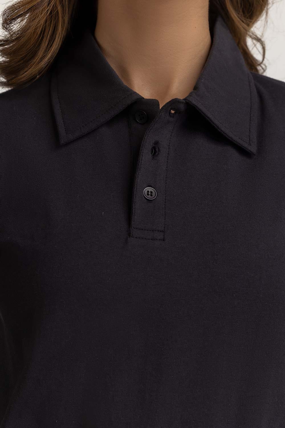 Basic Smart Fit Polo Top