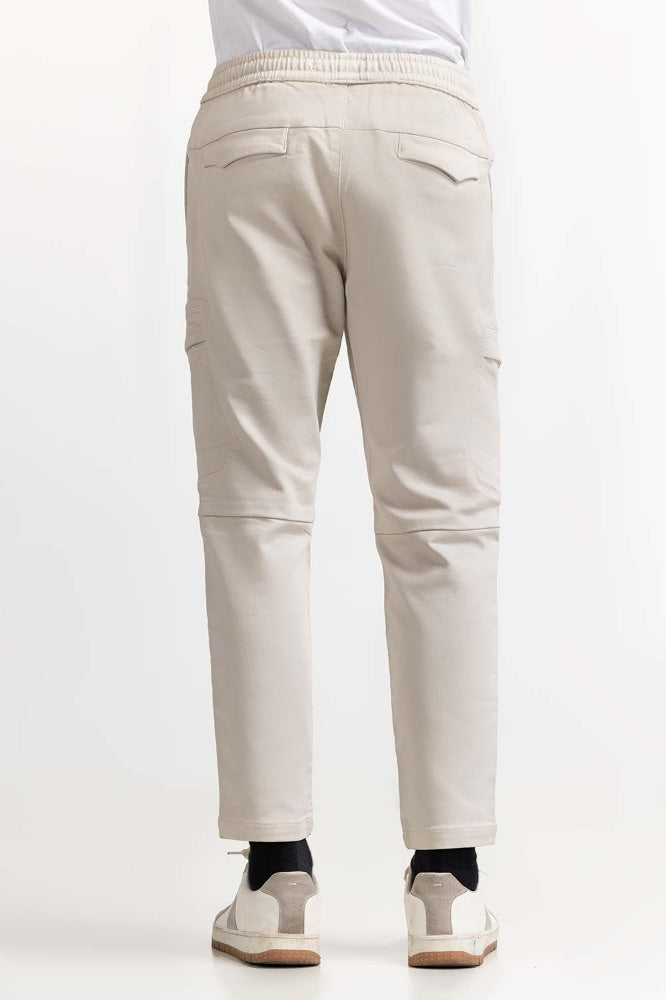 Beige Basic Trouser