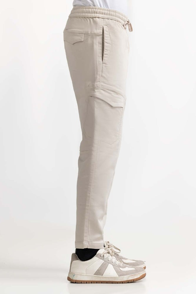 Beige Basic Trouser