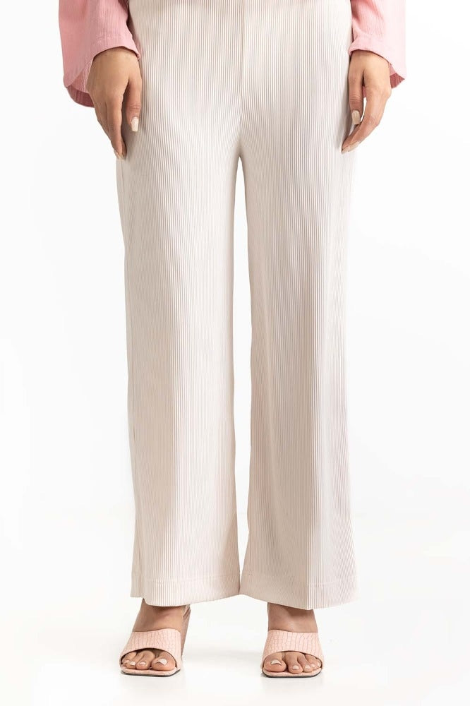 Beige Basic Trouser