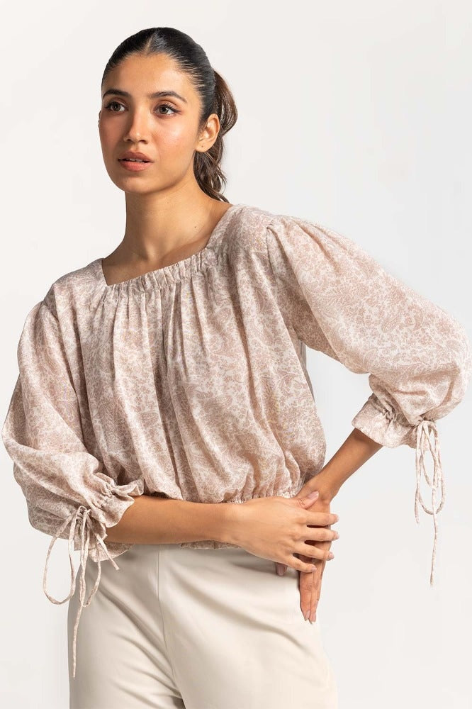 Beige Blouse