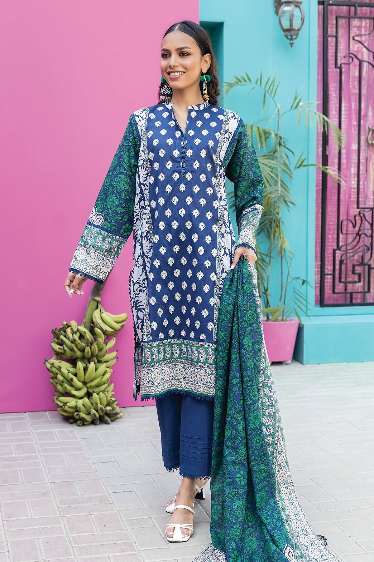Khaadi Spring/Summer Lawn Collection  – BLA231208 (RTS)
