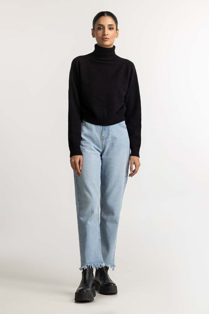 Black Basic Sweater