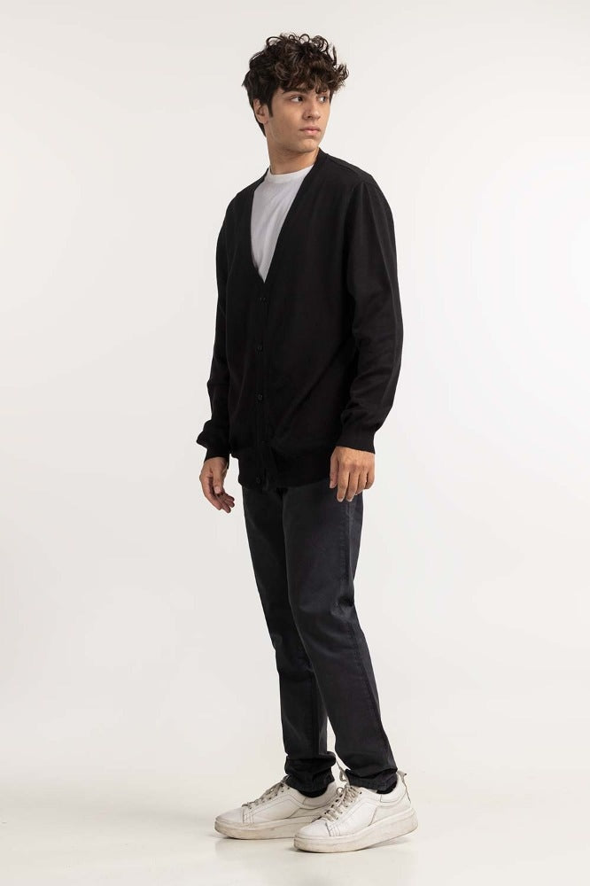 Black Fashion Cardigan