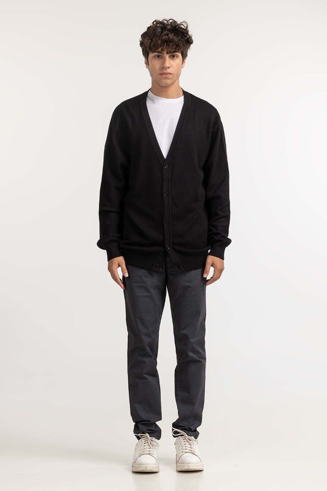 Black Fashion Cardigan