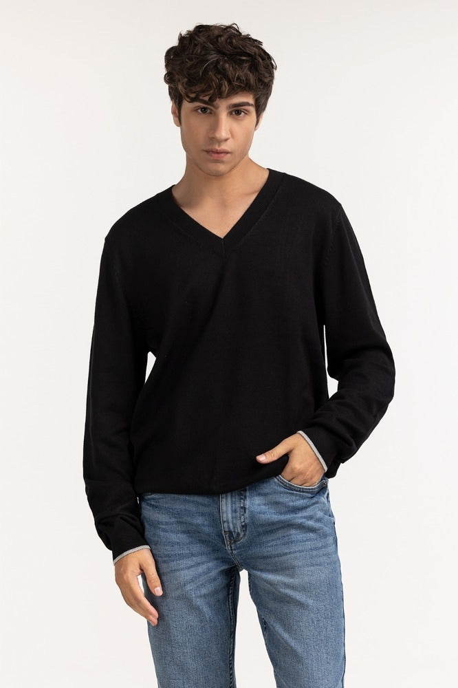 Black Fashion Sweater