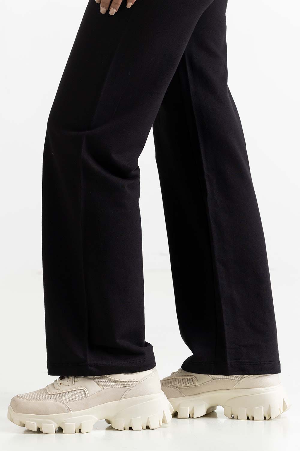 Black Knit Trouser