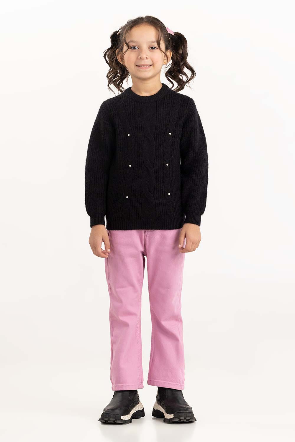 Toddler Girl Black Sweater