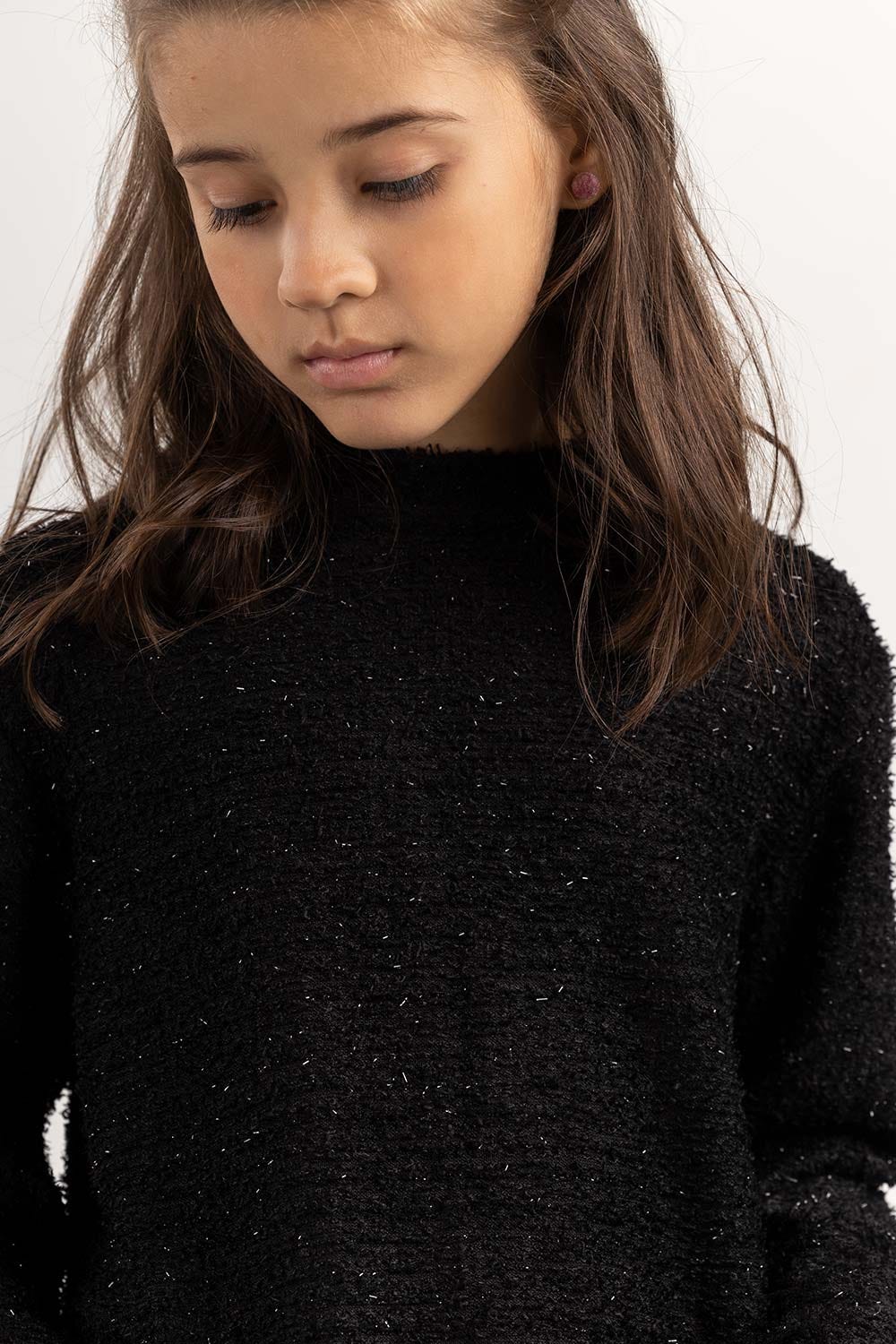 Girls Black Sweatshirt