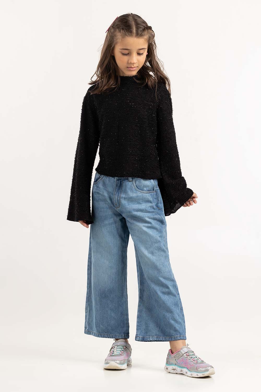 Girls Black Sweatshirt