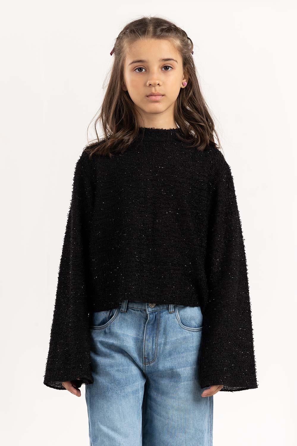 Girls Black Sweatshirt