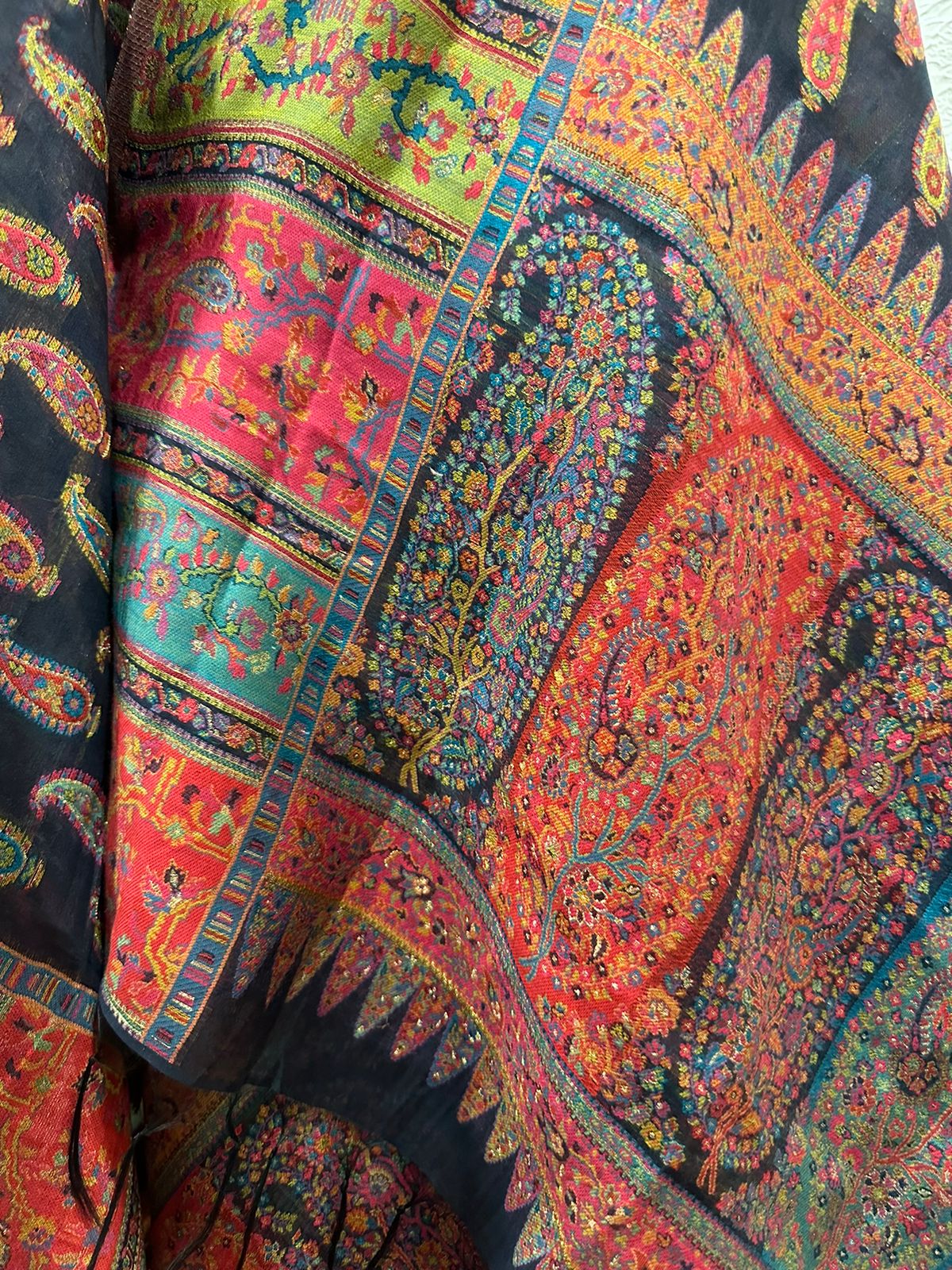 Black Paisley Shawl