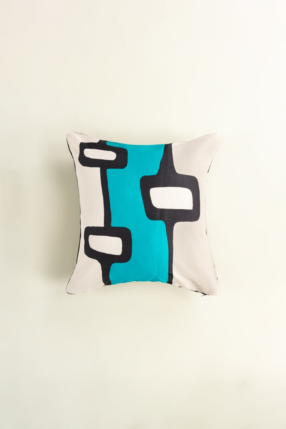 Blue Abstract Digital Printed Cushion Cover