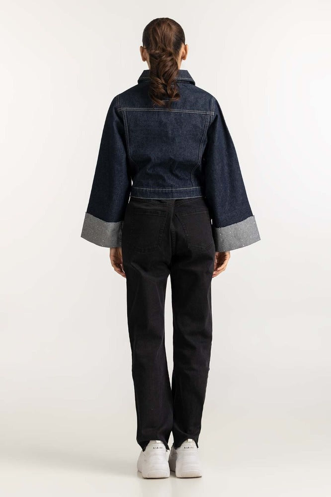 Blue Basic Denim Jacket