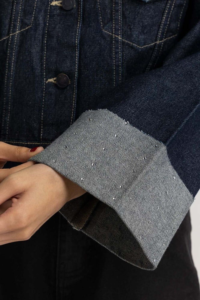 Blue Basic Denim Jacket