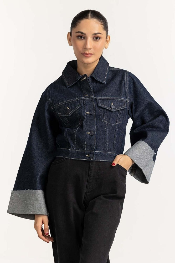 Blue Basic Denim Jacket