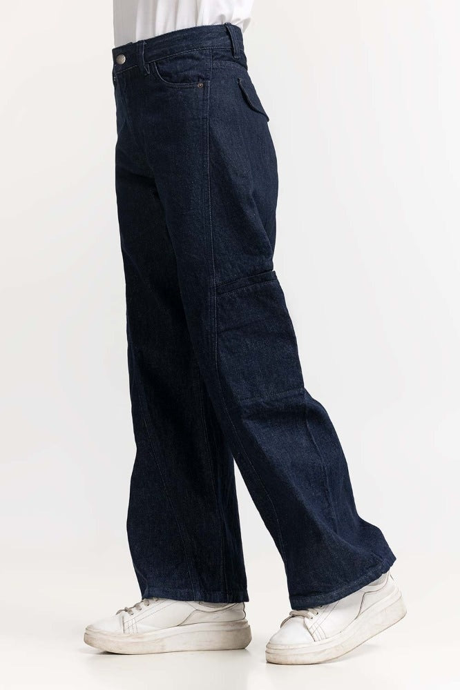 Blue Basic Denim Jeans