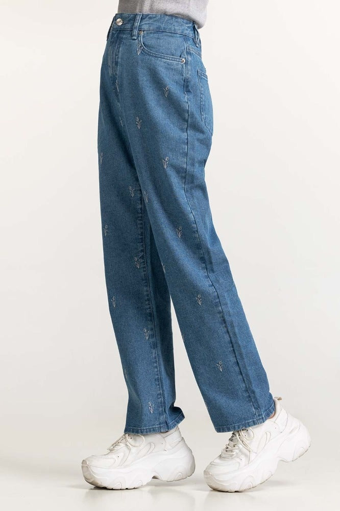 Blue Basic Denim Jeans