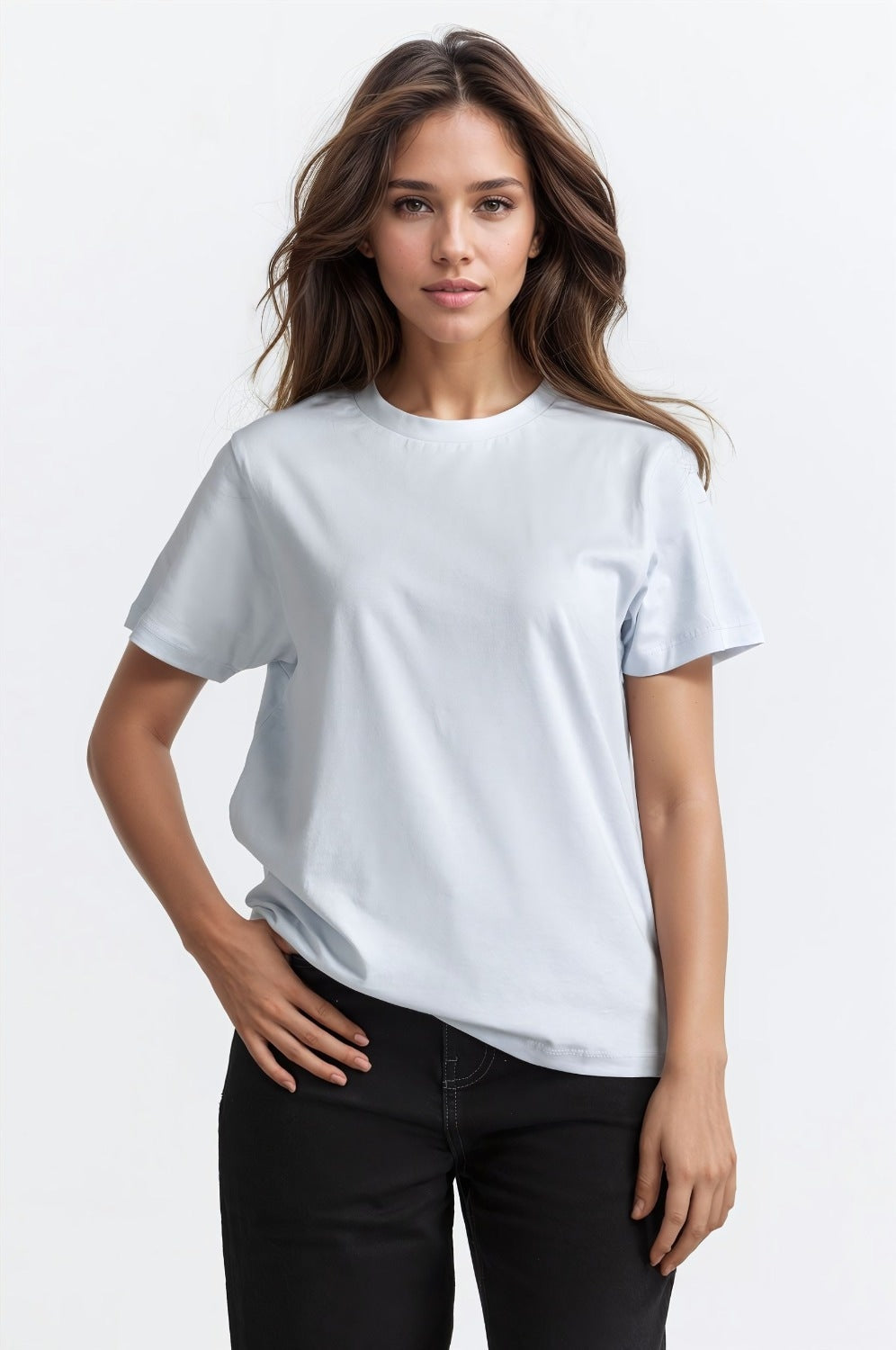 Blue Basic Top