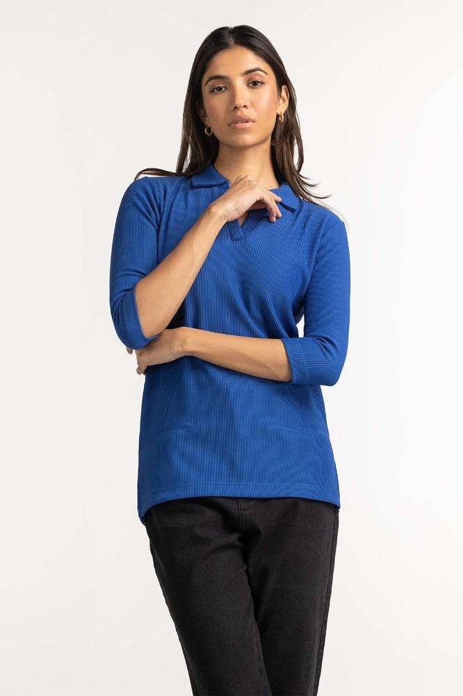 Blue Basic Top
