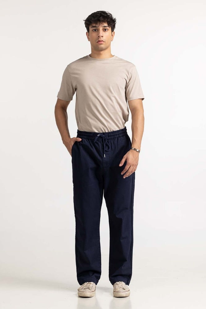 Blue Basic Trouser