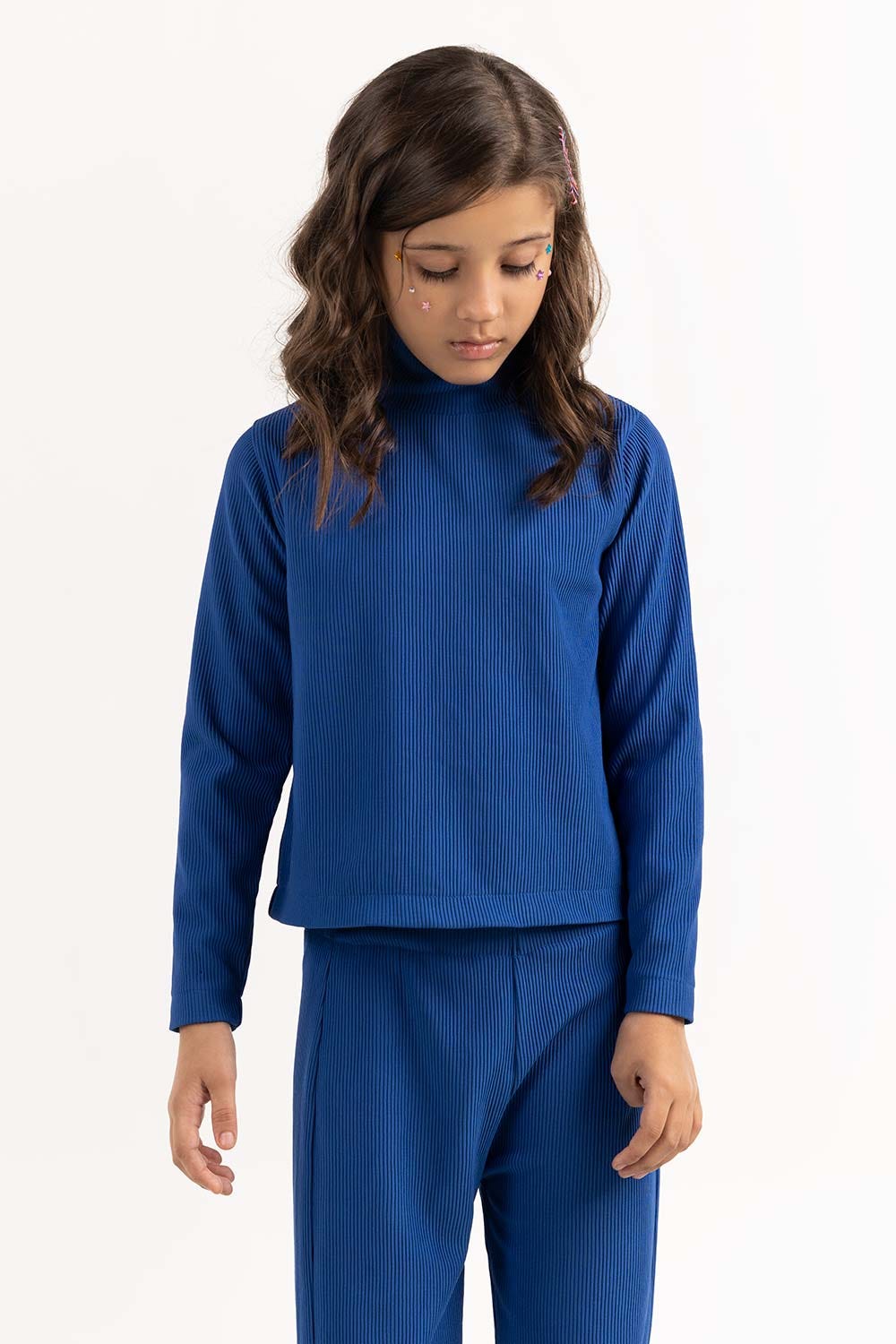 Toddler Girl Blue Blouse