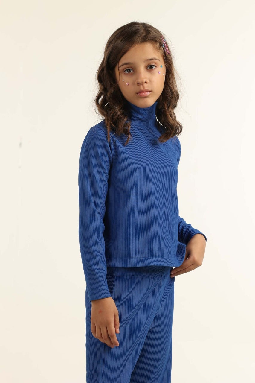 Toddler Girl Blue Blouse