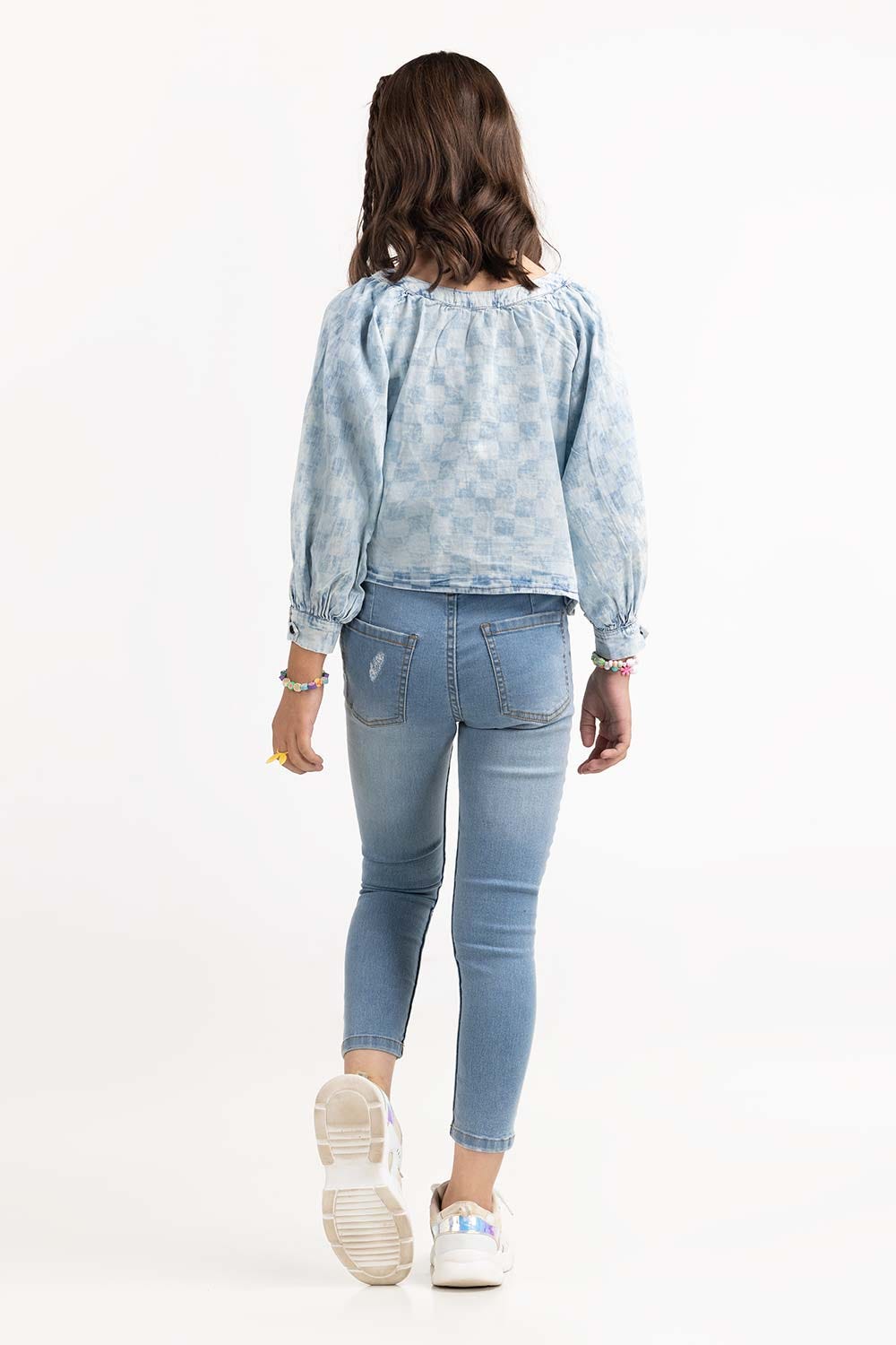 Junior Girl Blue Blouse Jgwd-2210028
