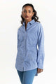 Blue Checkered Button Down Casual Shirt