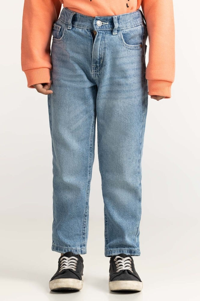 Blue Plain Jeans