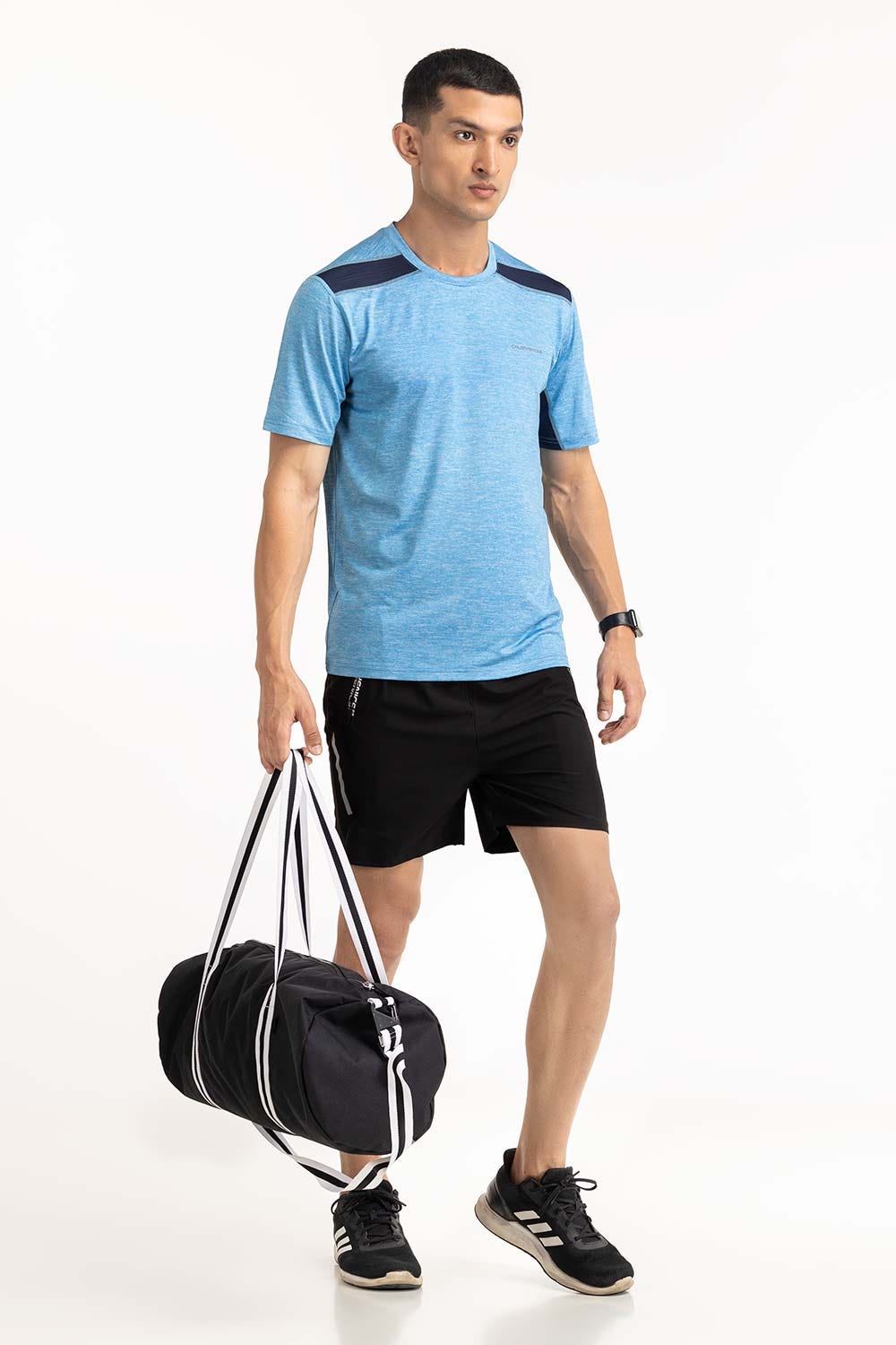 Blue Textured Tee