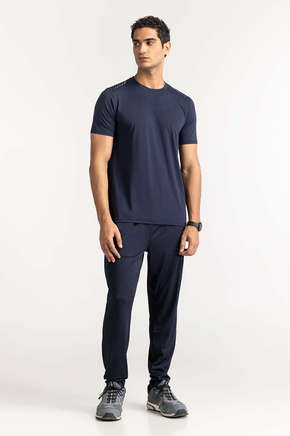 Blue Textured Tee