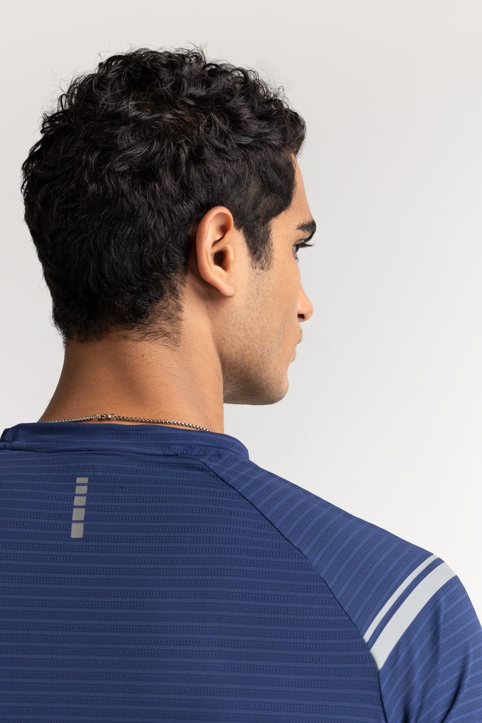 Blue Textured Tee