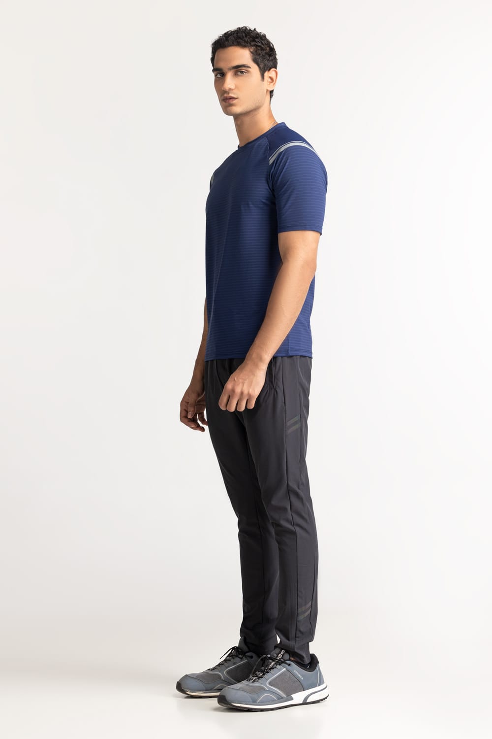 Blue Textured Tee