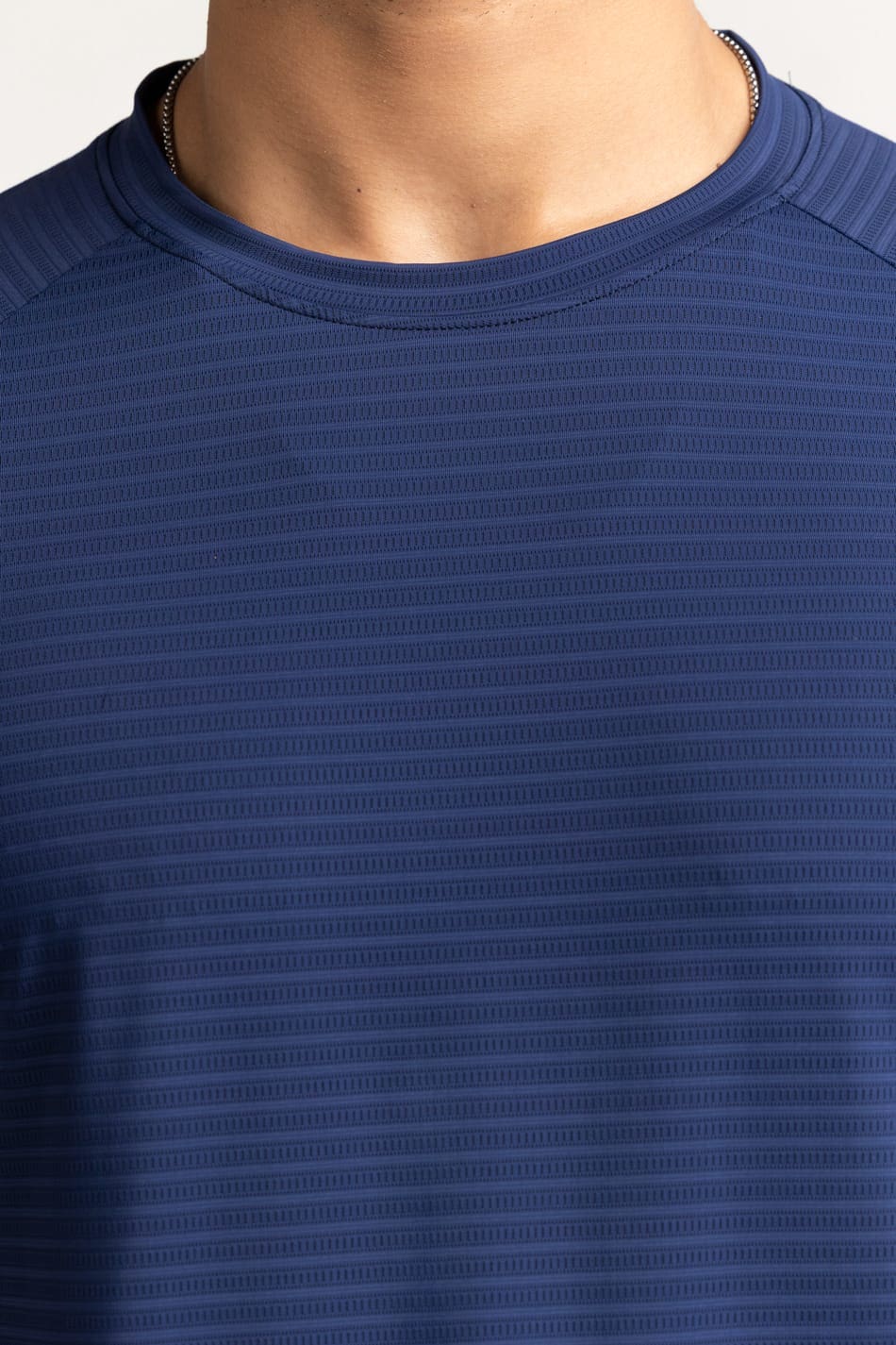 Blue Textured Tee