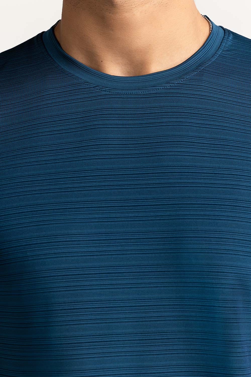 Blue Textured Tee