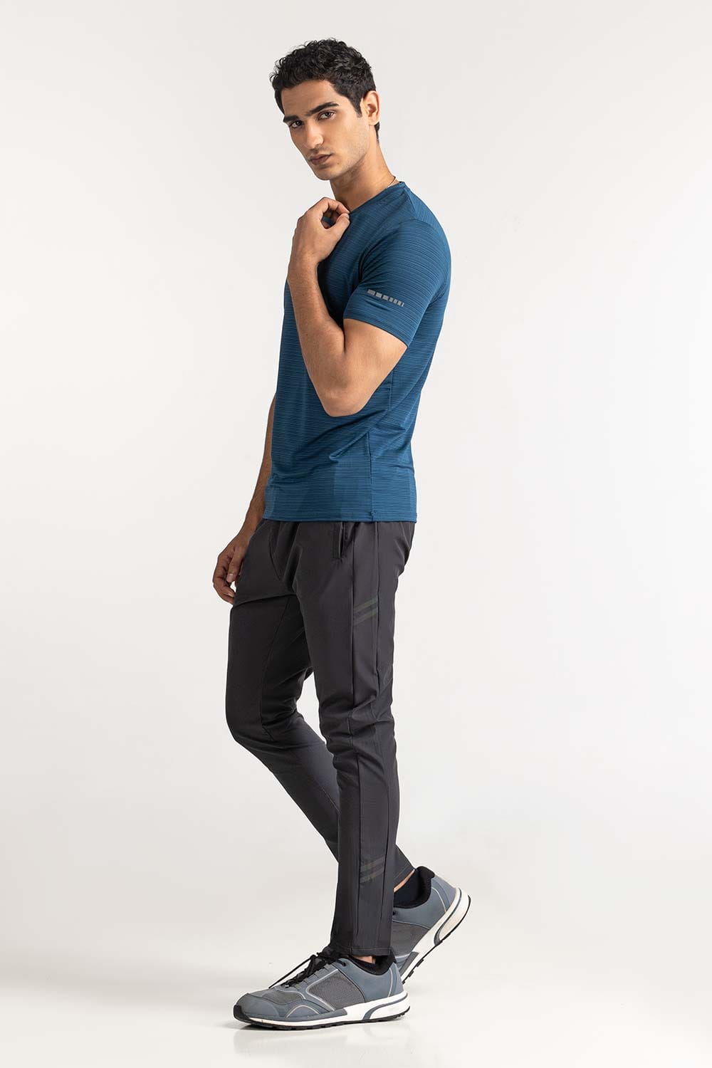 Blue Textured Tee