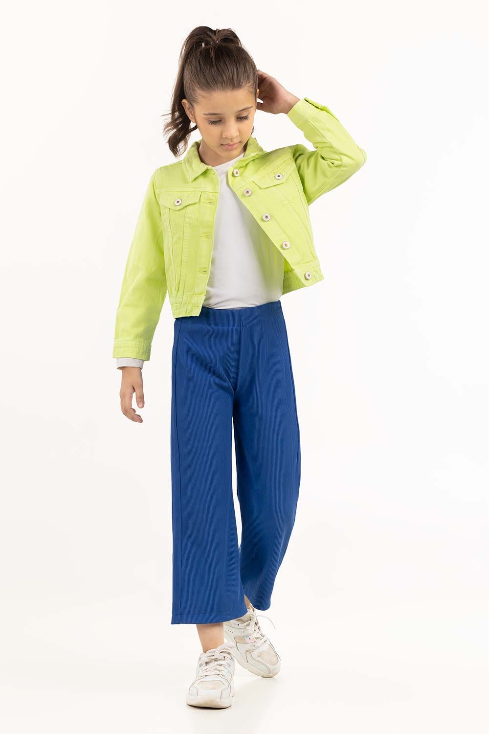 Toddler Girl Blue Trouser