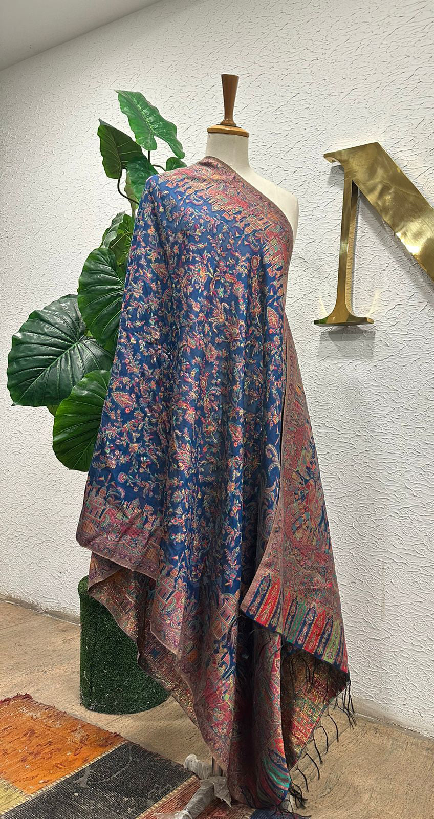 Blue Navy Shawl