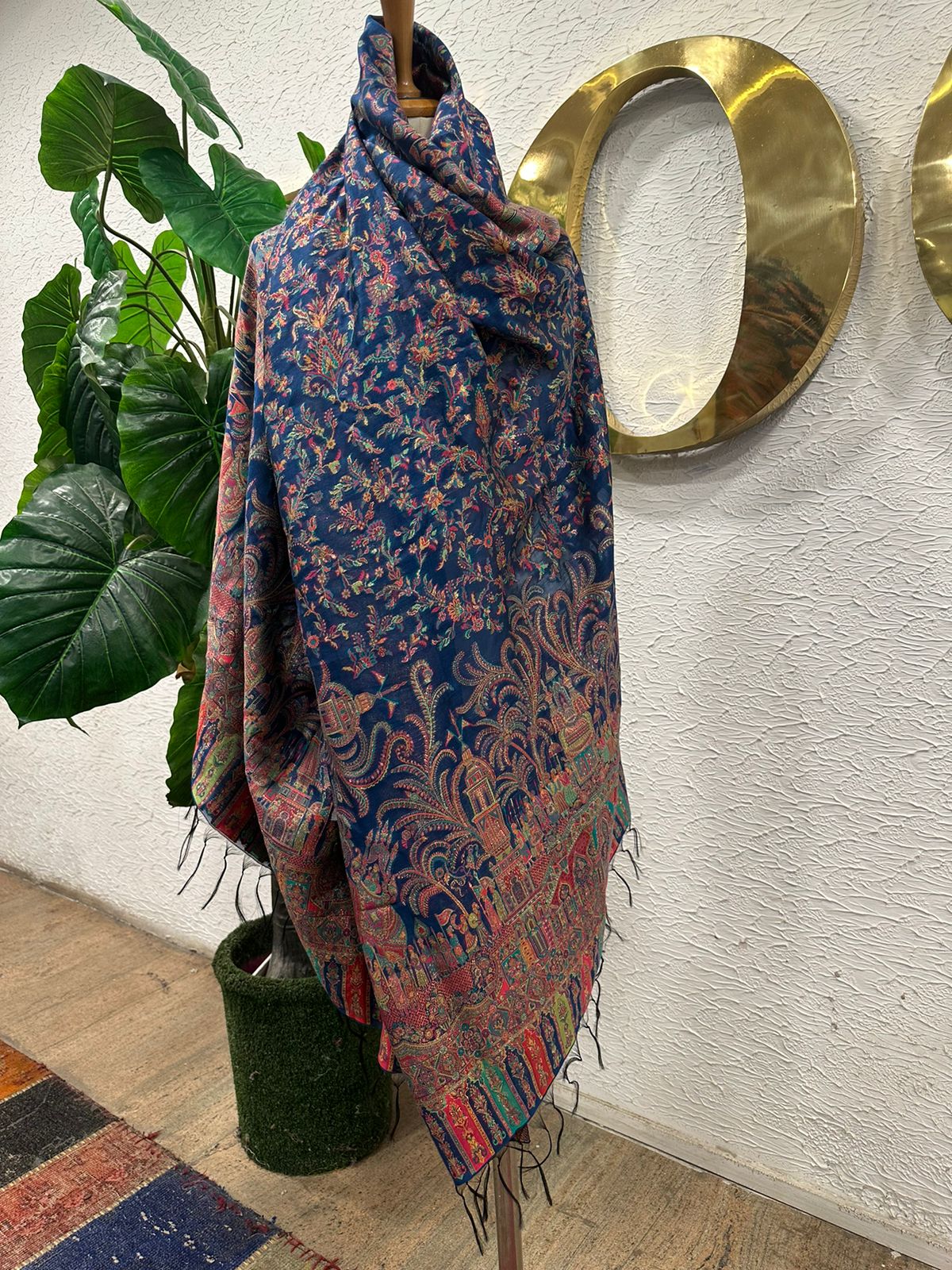 Blue Navy Shawl