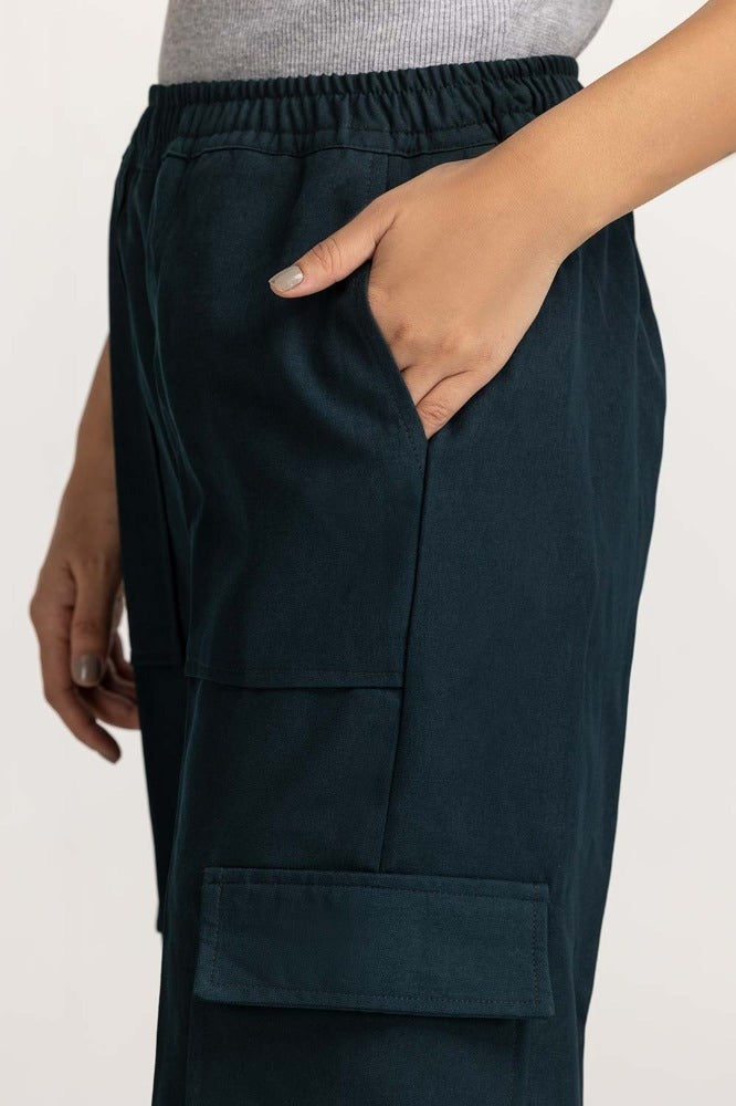 Bottle Green Basic Trouser