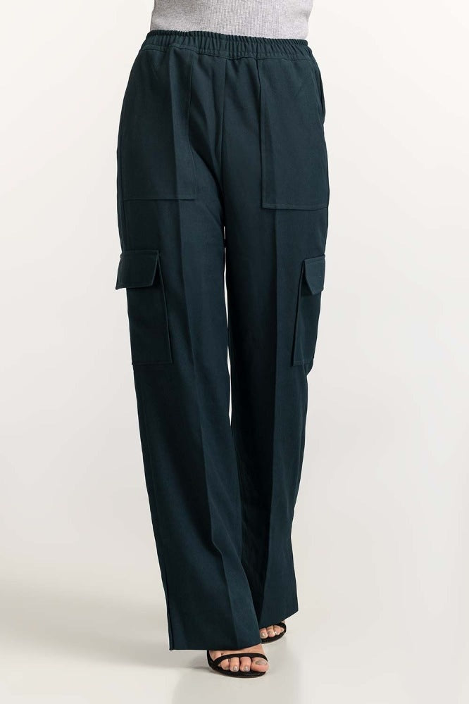 Bottle Green Basic Trouser