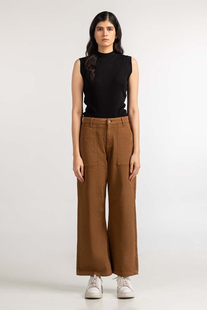 Brown Basic Trouser