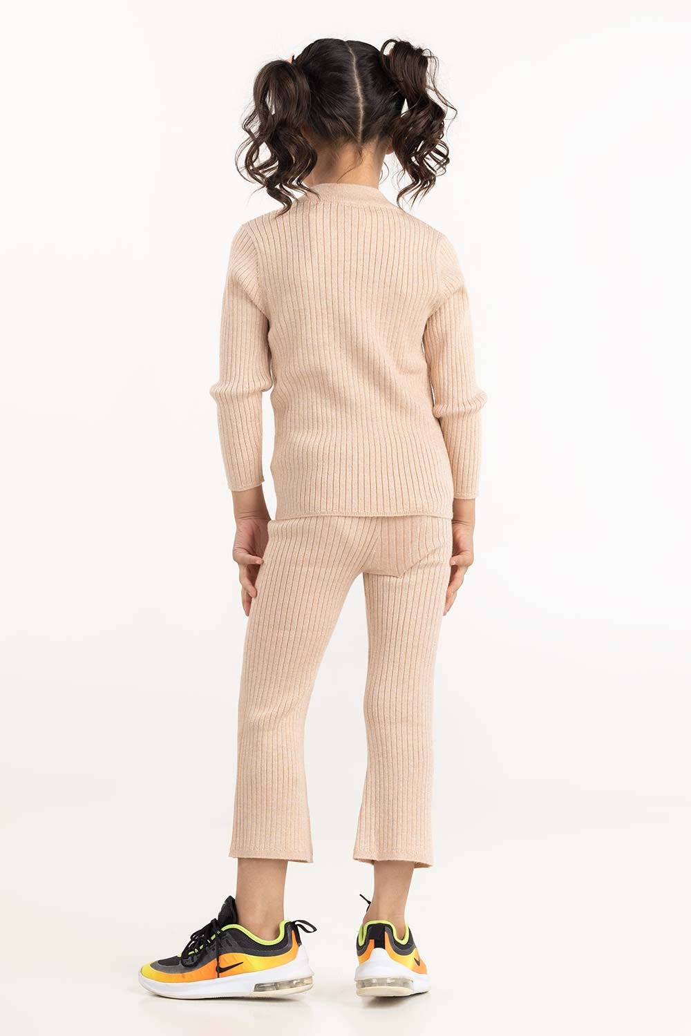 Toddler Girl Brown Ribbed Knit Legging