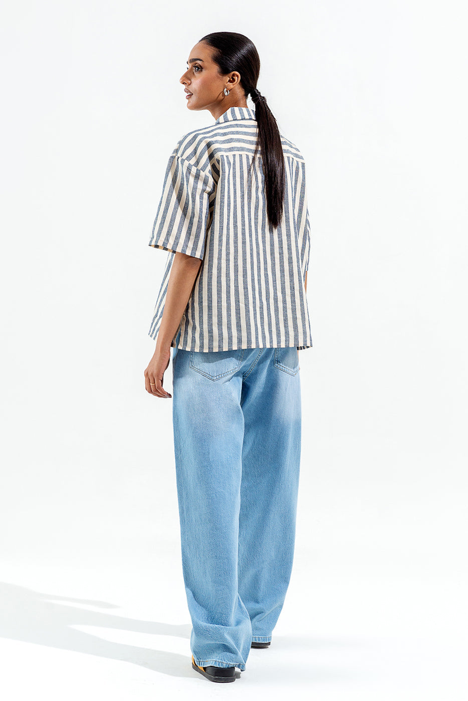 Striped Boxy Shirt