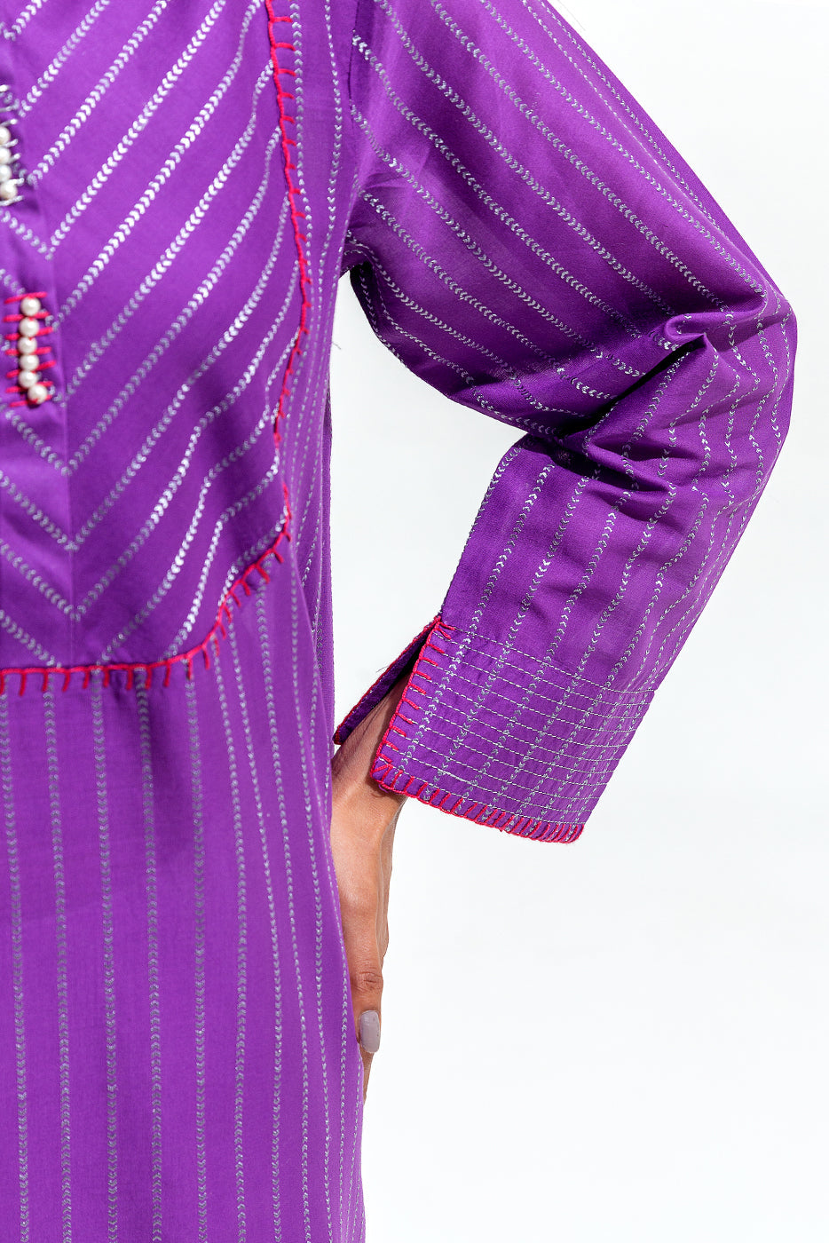 Basic Jacquard Shirt (Luxury Pret)